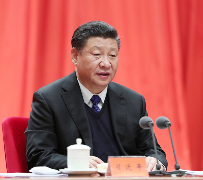 1月11日，中共中央總書記、國家主席、中央軍委主席習近平在中國共產黨第十九屆中央紀律檢查委員會第二次全體會議上發表重要講話。